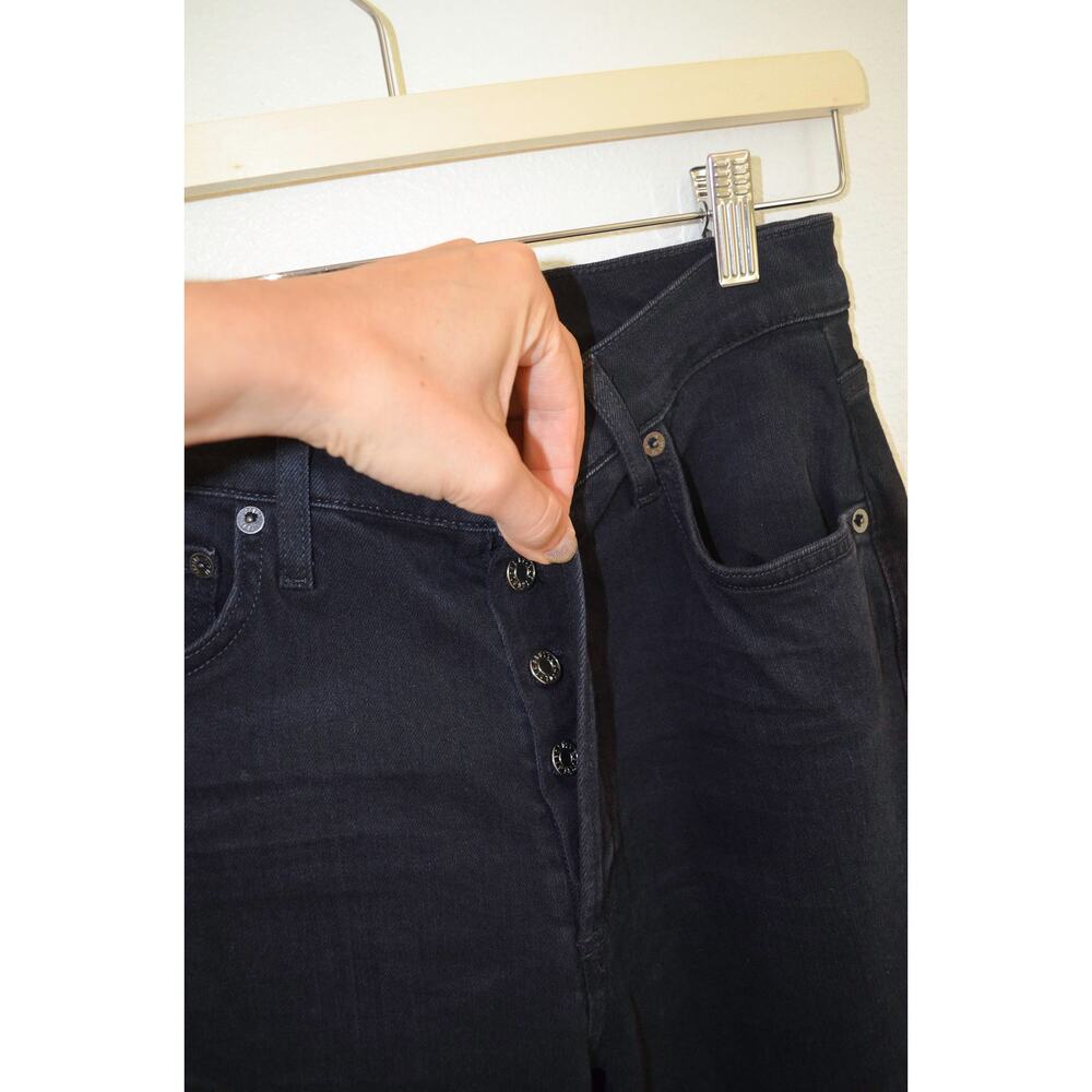Agolde Nico High Rise Slim in Black - Picture 4 of 6